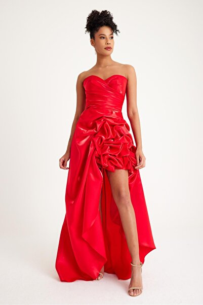 MAXXE 5780SOR SATEN ORGANZE ABİYE ELBİSE