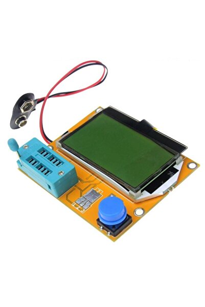 Hatfon Elektronik Arduino Lcr-T4 Lcr Metre Batarya Buton Transistor Capacitor Test Cihazı