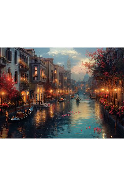 Anatolian Puzzle 1000 Piece Jigsaw Puzzle - Night in Venice 1178