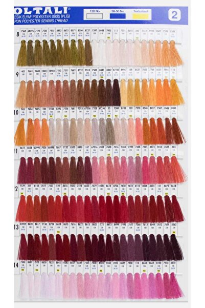 BİGÜMEX Oltalı Dikiş Ipi Karteladan Istediğinizi Seçebilirsiniz - 5000mt