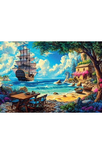 Anatolian Puzzle 260 Piece XL Jigsaw Puzzle - Pirate Dark 3349