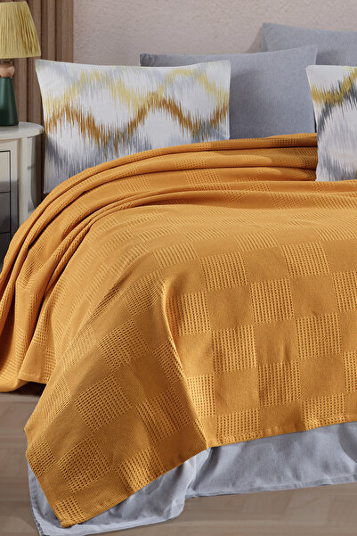 Enlora Home Color Pike Takımı Tek Kişilik Beat Sarı