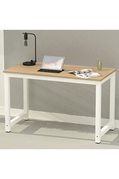 Mahmayi ZCD-25W Modern Study Desk, Modern Executive Desks for Home, Office - Light Imperia
