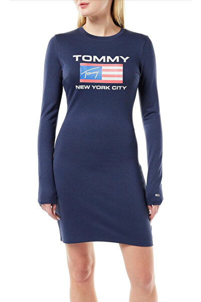 Tommy Hilfiger Tjw Modern Prep Flag Bodycon Dress for Women, m