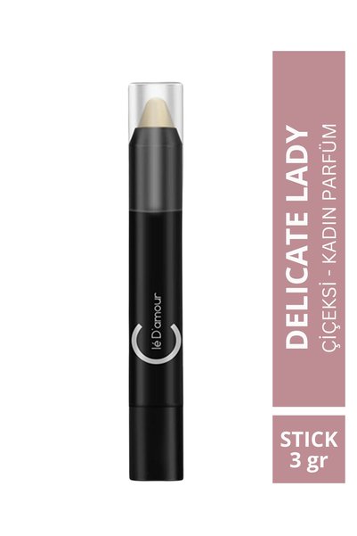 Clé D'amour Delicate Lady (ÇİÇEKSİ) Kadın Stick Parfüm 3 gr Women - Vegan