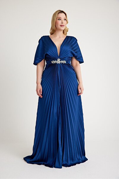 MAXXE 5838SSAT COBE SATEN ABİYE ELBİSE