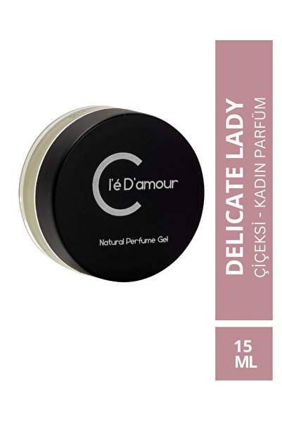 Clé D'amour Delicate Lady (ÇİÇEKSİ) Kadın Jel Parfüm 15 ml Women - Vegan