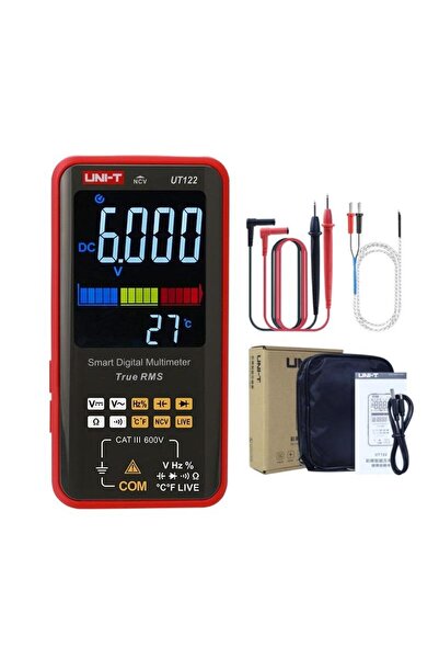 Unit Unı-t UT 122 True Rms Cep Tip Akıllı Dijital Multimetre Ncv/Live 600v Ac/Dc