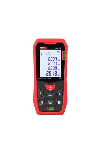 Unit Unı-t LM70A 70 Metre Lazer Metre Çift Su Terazili Hafızalı