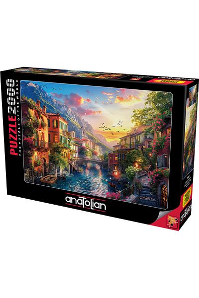 Anatolian Puzzle 2000 Piece Jigsaw Puzzle - Mediterranean Town 3969