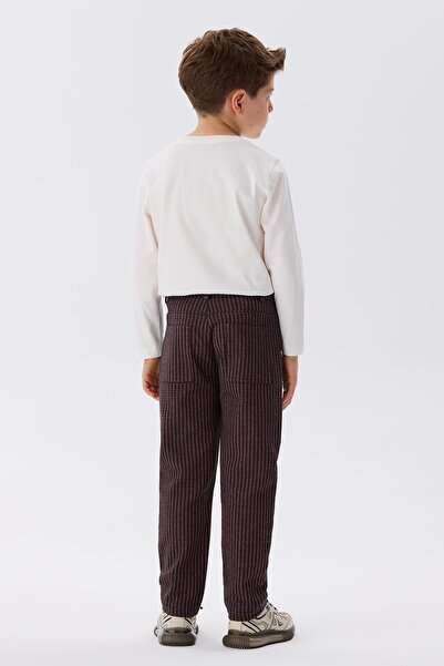 Nebbati BG Store Boys' Striped Trousers