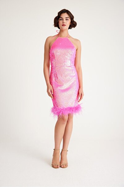 MAXXE 5864PAY KISA PAYETLİ ABİYE ELBİSE