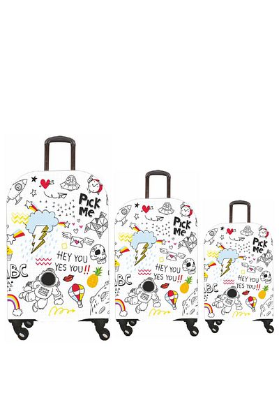 MY SARACİYE My 36 Mixed - Saddleboard, Suitcase and Cabin Size Cover Set