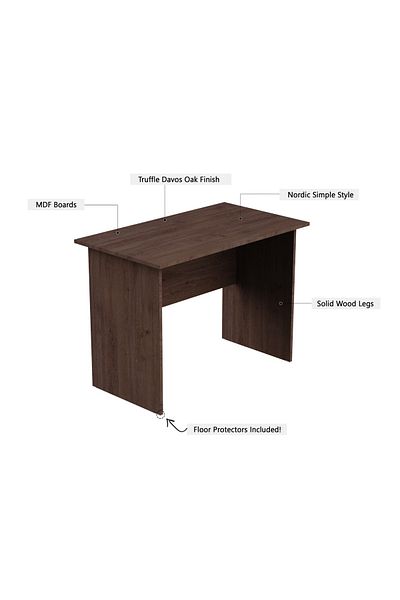 Mahmayi MP1 120x60 Writing Table without drawer - Brown