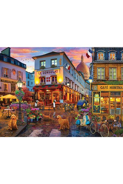 Anatolian Puzzle 1000 Piece Jigsaw Puzzle - Cafe Montmartre 1177