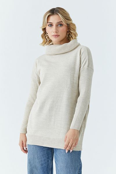 ModaPlaza Pulover casual de damă cu guler degajat - 5440