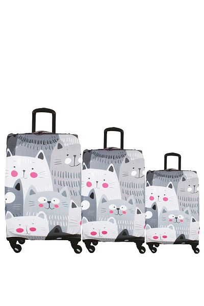 MY SARACİYE My 14 Cat - Saddleboard, Suitcase and Cabin Size Cover Set