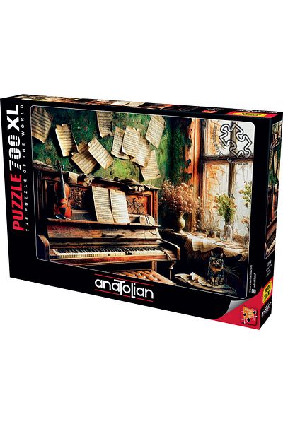 Anatolian Puzzle 700 Piece XL Jigsaw Puzzle - Antique Piano 2704