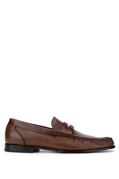 Tamer Tanca Men's Genuine Leather Tan Loafer Shoes