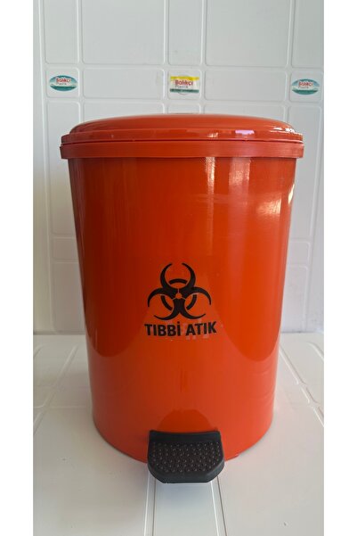 Balıkçı Plastik Tıbbi Atık Pedallı Çöp Kovası 17 LT