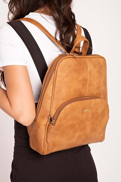 Gondol Rucsac casual elegant pentru femei ald.1025 maro