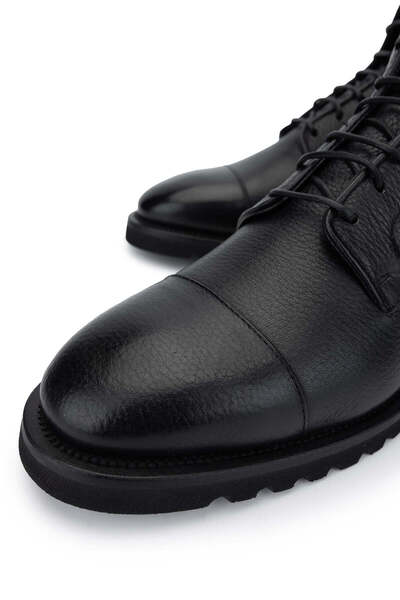 FABI Men's Genuine Leather Black Casual Boots