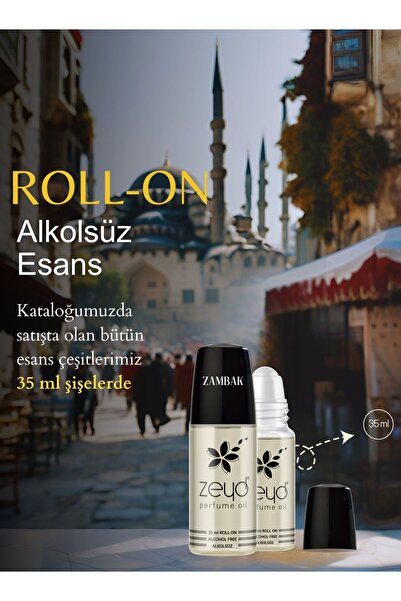zeyd Zambak Kokusu Alkolsüz Esans 35 ml Parfüm Esansı Roll-on EDP Esansiyel Y...