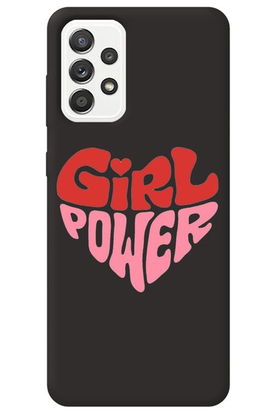 WANNA PROTECT Silicone Phone Case for Samsung A33 Black Inside Velvet Heart G...