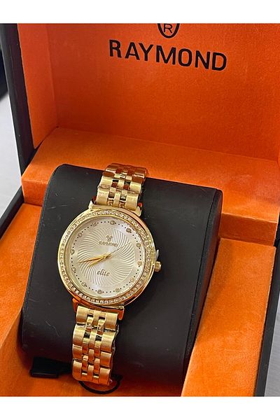 Raymond Gold Steel Cord Women's Wristwatch