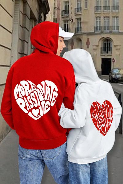 uyguntarz További Love nyomott pamut oversize pulóver