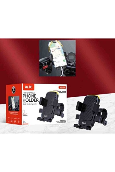 Blic BST16 Titreşim Önleyicili Gidon Bağlantılı Motosiklet Telefon Tutucu