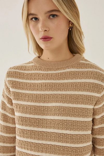 Hiccup Striped Knitted Sweater