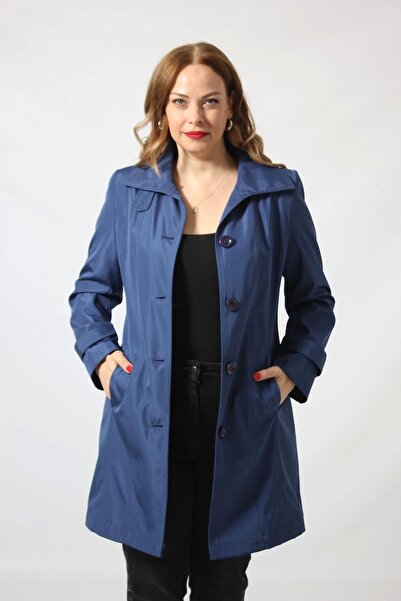 Moda Berray 1670 Düğmeli Cep Detaylı Bondit Ceket