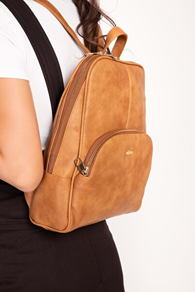 Gondol Rucsac casual elegant pentru femei ald.1025 maro