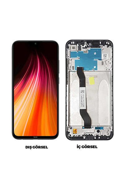Teknonet شاشة LCD تعمل باللمس متوافقة مع هاتف Xiaomi Redmi Note 8 - أسود