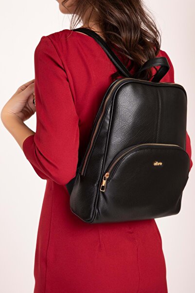 Gondol Γυναικείο καθημερινό κομψό σακίδιο πλάτης ald.1025 Μαύρο