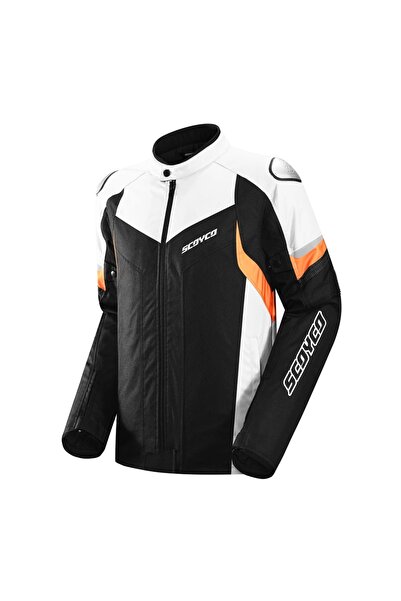 Scoyco JK176 4 MEVSİM MONT SİYAH-BEYAZ-TURUNCU