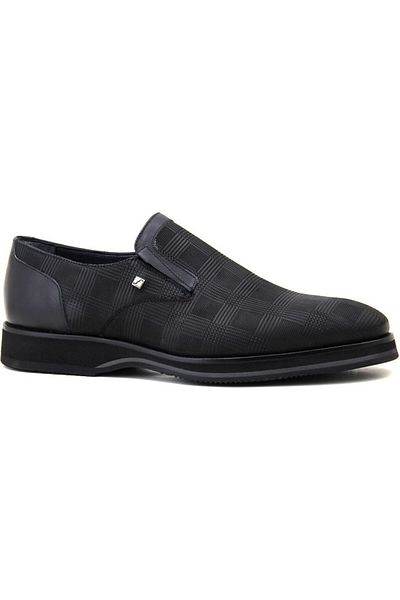 Fosco Men's Genuine Leather Patterned Classic Shoes 3130