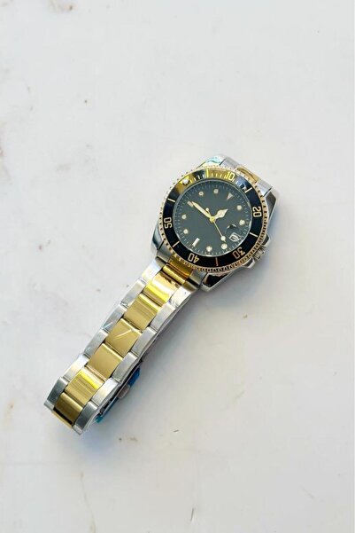 OQQO Sassari Gold Gümüş Kordon Erkek Kol Saati