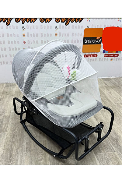 ÖYKÜ BEBEK DUNYASI ÇİFT SALLANIR- SABİTLENİR - CİBİNLİKLİ ANADİZİ