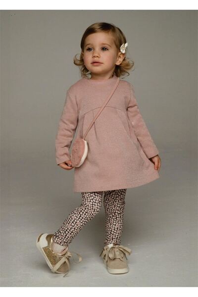 MAYORAL Gray Printed Baby Girl Tights - 2705