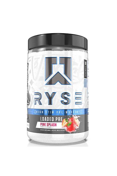 RYSE Loaded Pre Workout, Pink Splash, 30