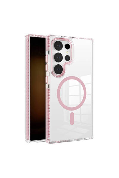 Hatreds Galaxy S24 Ultra Kılıf Magsafe Şarj Özellikli Airbagli Takılabilir As...