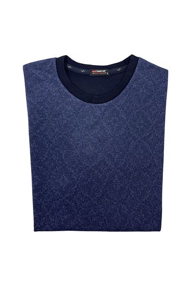 Masimar Men's Jacquard Crew Neck Sweatshirt