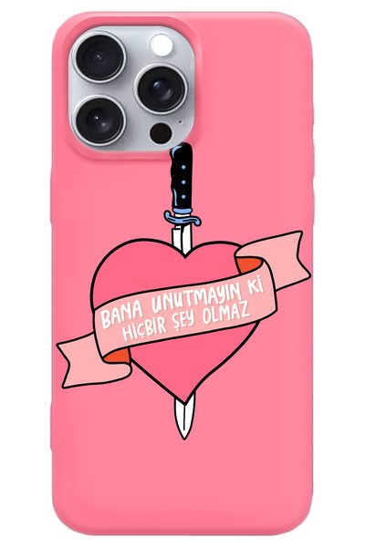 WANNA PROTECT iPhone 15 Pro Max Pink Inside Velvet Forget Me Not Girl Power P...