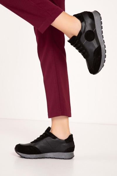 Gondol Içi Dışı Hakiki Deri Anatomik Taban Spor Ayakkabı Gnd.20710