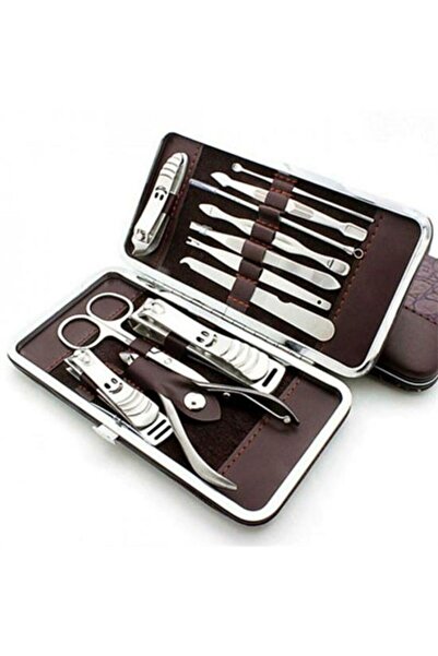 Marsilyan 12 Piece Bag Type Manicure Pedicure Nail Care Set () Ilkel-Grp9Y84