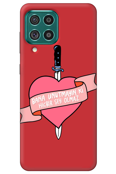 WANNA PROTECT حافظة هاتف سامسونج M33 من السيليكون بنمط فتاة الطاقة باللون الأ...