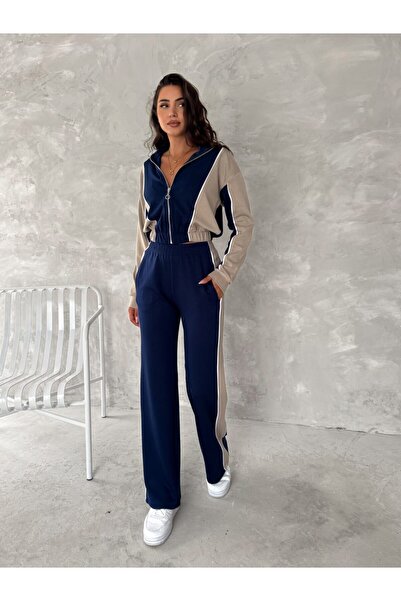 winmoda Kadın- GARNİLİ Eşofman Takımı Modal Kumaş / Women Tracksuıt Modal Fabrıc