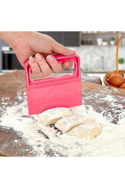 BRAVES Dough Cutter Scraper Spatula, Practical Dough Cutting Spatula, Dough Cutter